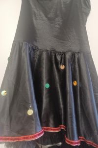 Adult Female Costumes to Hire - Black dress with sequins